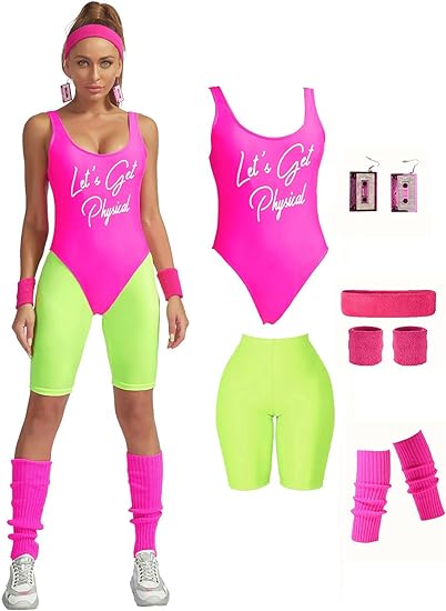 Neon workout shops outfit